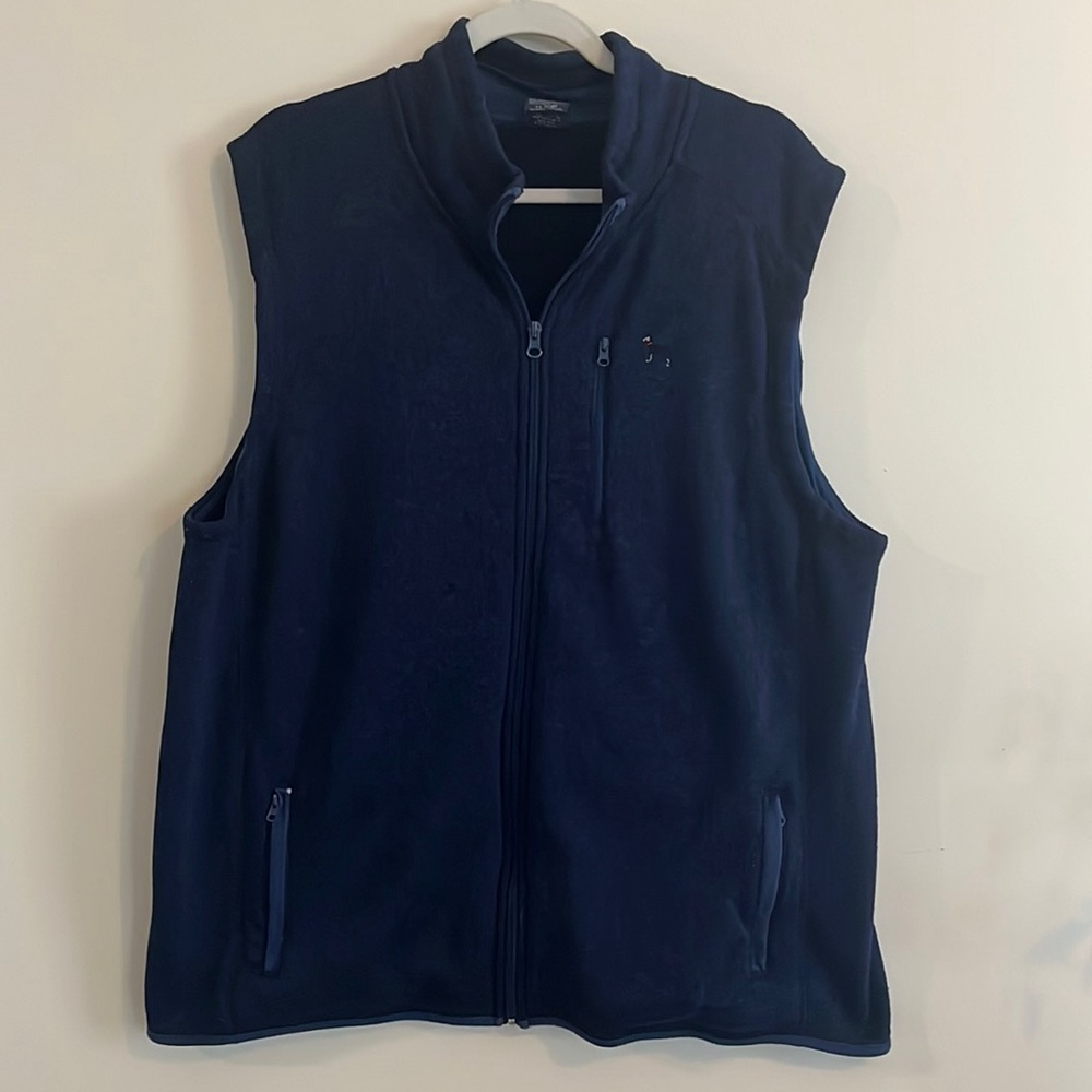 The Black Dog Vest Navy Blue Vacation Preppy Casual Outdoor XXL Sailing‎ Coastal